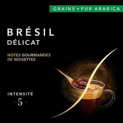Café en grain Brésil, intensité 5 Délicat, 900g - L'OR