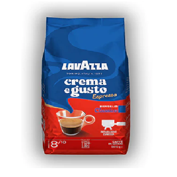Espresso Crème et Goût café en grains 1Kg – Lavazza