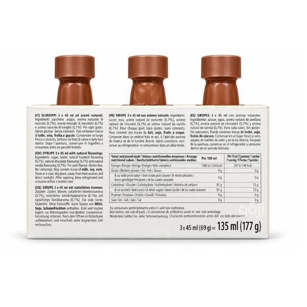 Coffrets de Sirops Gourmet pour Café, Assortiment de 3 Saveurs - GOURMET