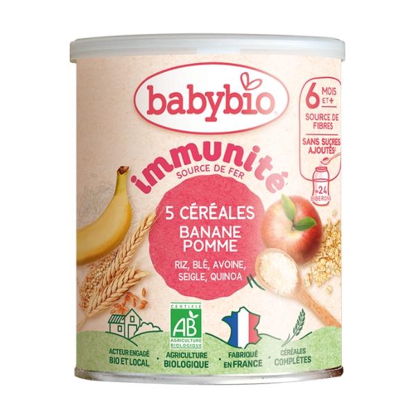 5 Céréales BIO Immunité dès 6 mois - BABYBIO