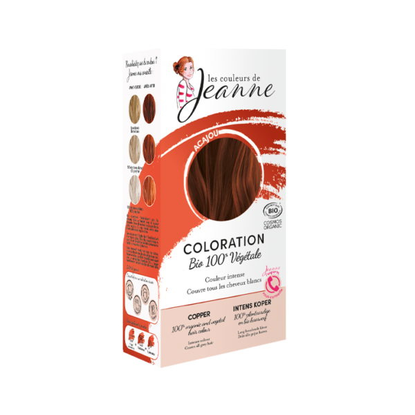 Coloration Acajou 100% végétale 100g - Les couleurs de jeanne