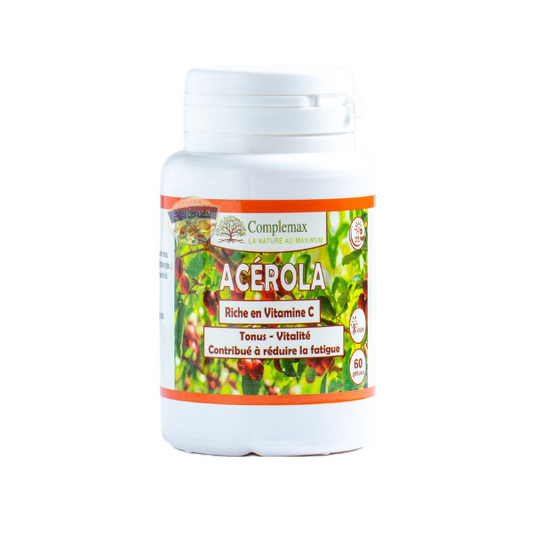 Acérola 500mg, 60 Gelules - COMPLEMAX