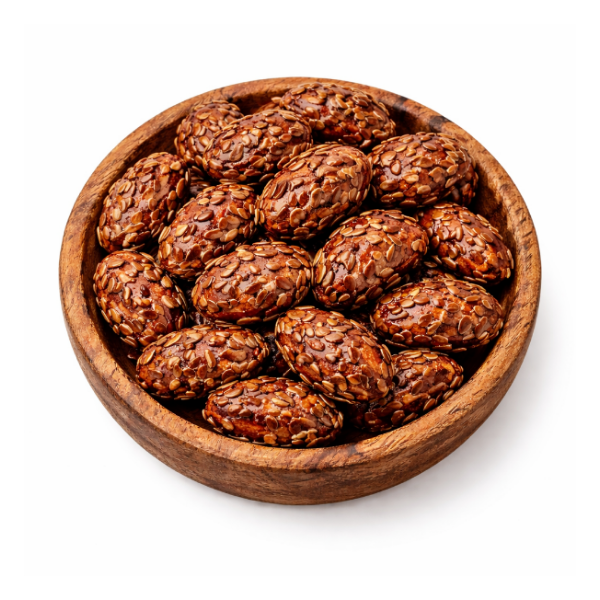 Amandes au lin لوز بزريعة الكتان