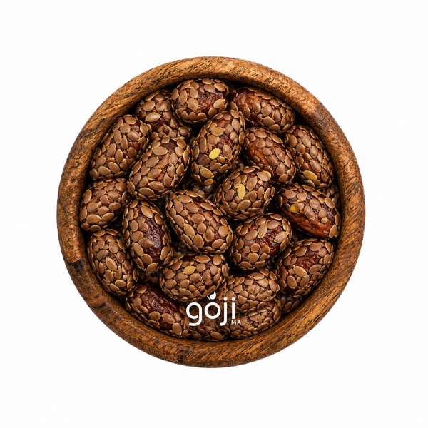Amandes au lin  لوز بزريعة الكتان