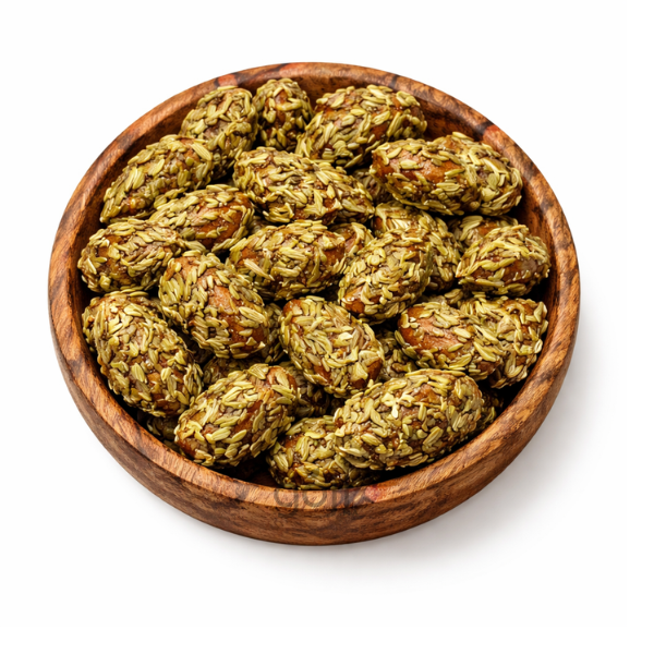 Amandes avec fenouil - لوز بالنافع