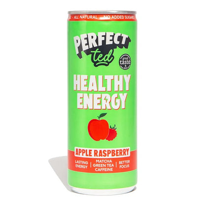 Boisson Healthy Energy Matcha Framboise et pommes, 250ml - PERFECT TED