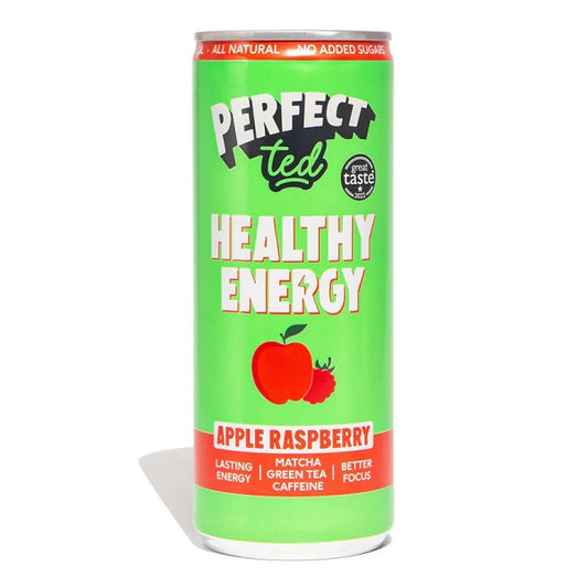 Boisson Healthy Energy Matcha Framboise et pommes, 250ml - PERFECT TED