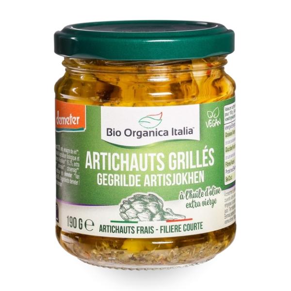 Artichauts Grillés à l’Huile Demeter, 190g - Bio Organica Italia
