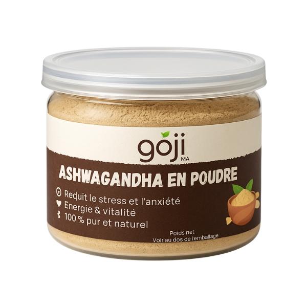 Ashwagandha en poudre, 20g - GOJI.MA