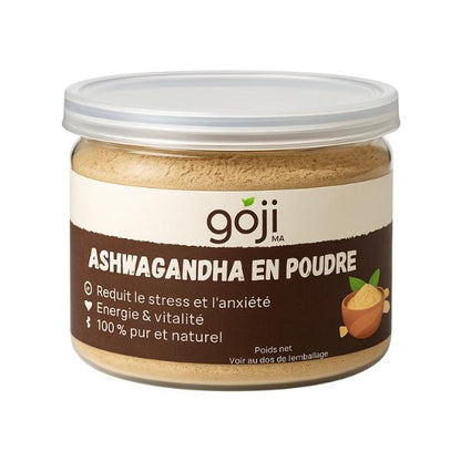 Ashwagandha en poudre, 20g - GOJI.MA