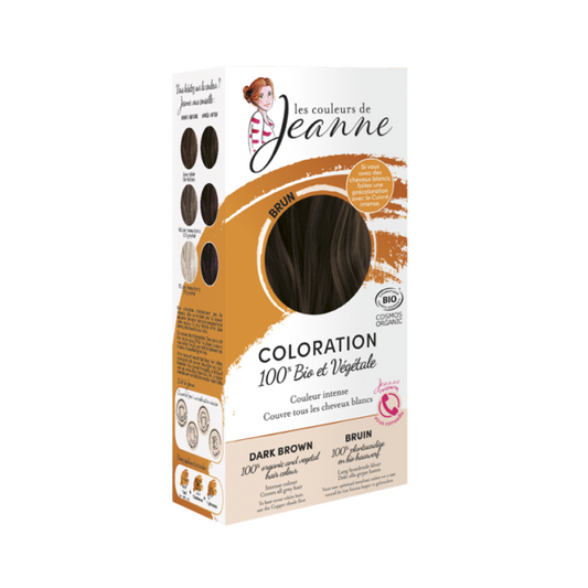 Coloration Brun 100% végétale 100g - Les couleurs de jeanne