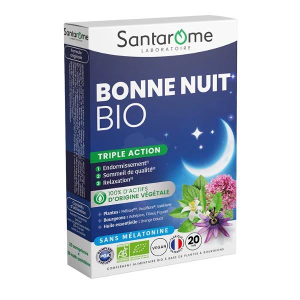 Bonne Nuit Bio, 20 comprimés - SANTAROME BIO