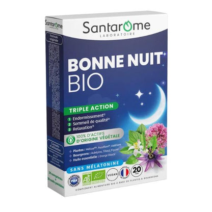 Bonne Nuit Bio, 20 comprimés - SANTAROME BIO