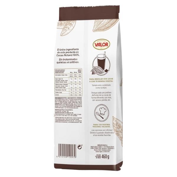Cacao pur en poudre Noir intense - VALOR