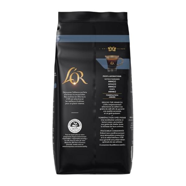 Café en Grains Sélection Pur Arabica, Intensité 6, 1kg - L'OR