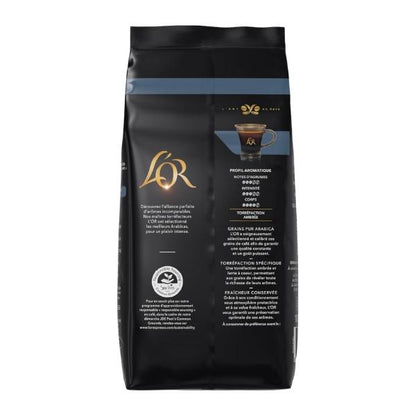 Café en Grains Sélection Pur Arabica, Intensité 6, 1kg - L'OR
