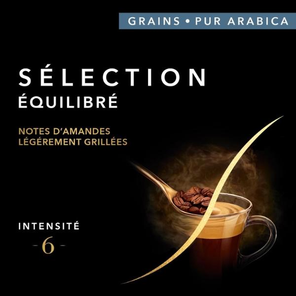 Café en Grains Sélection Pur Arabica, Intensité 6, 1kg - L'OR