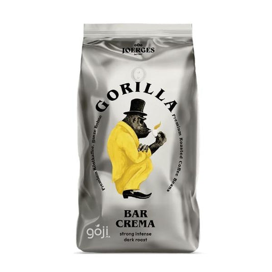 Café en grains Bar Crema Torréfaction Intense (10/10), 1kg - GORILLA JOERGES