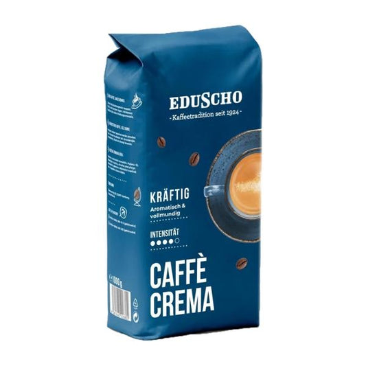Café en grains crema INTENSE KRÄFTIG (4/5), 1kg - EDUSCHO