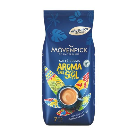 Café en grains Café Crème Aroma Del Sol (7/10), 1kg - MÖVENPICK