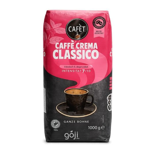 Café en grains Café crème CLASSICO (7/10), 1kg - CAFÈT