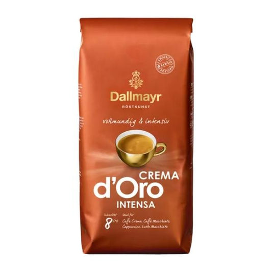 Café en Grains Crema d'oro (8/10), 1kg - DALLMAYR