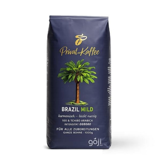 Café en grains Privat Kaffee Brazil Mild (2/6), 1kg - TCHIBO