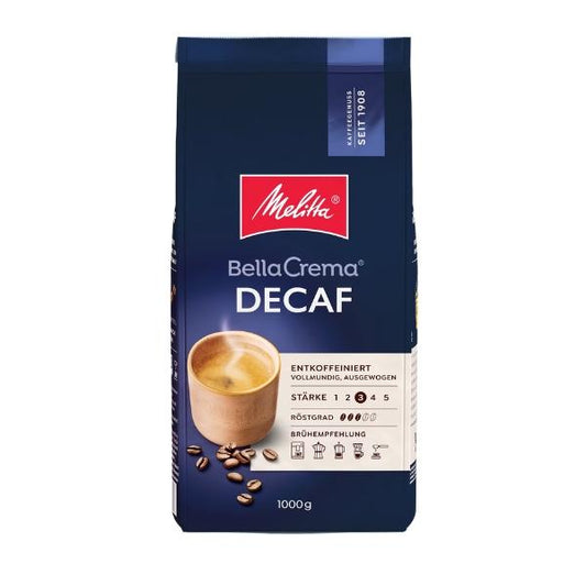 Café en grains BellaCrema DECAF (3/5), 1kg - MELITTA