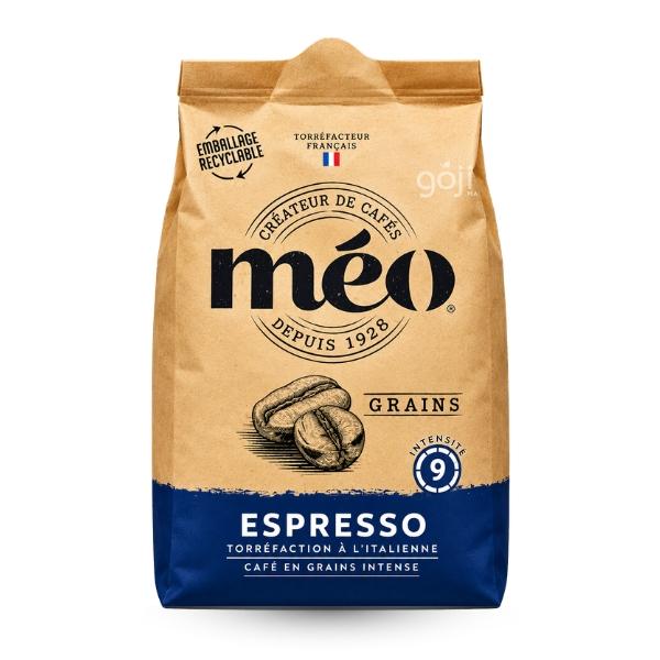 Café en grains, Espresso intensité 9, 500g - MÉO