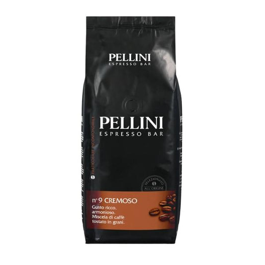 Café en grains Espresso Bar N°9 Crémeux, 1kg- Pellini