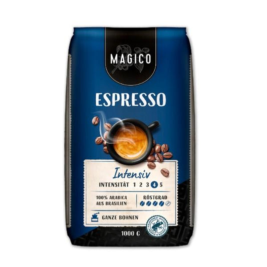 Café en grains Espresso Intensiv (4/5), 1kg - MAGICO