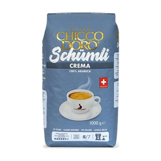 Café en grains Schümli Crema (5/7), 1kg - CHICCO D’ORO
