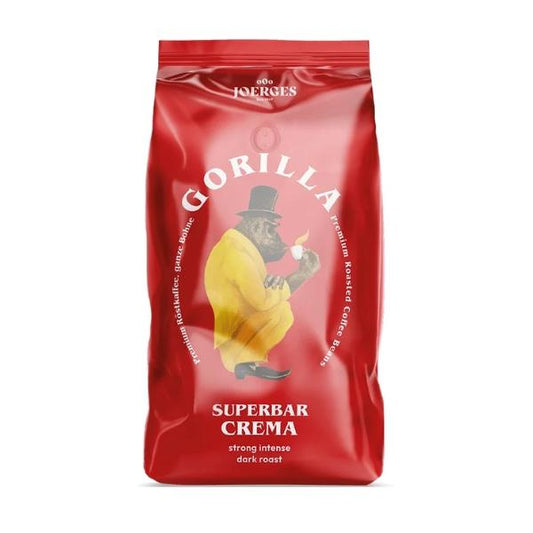 Café en grains Superbar Crema, 1kg - GORILLA JOERGES