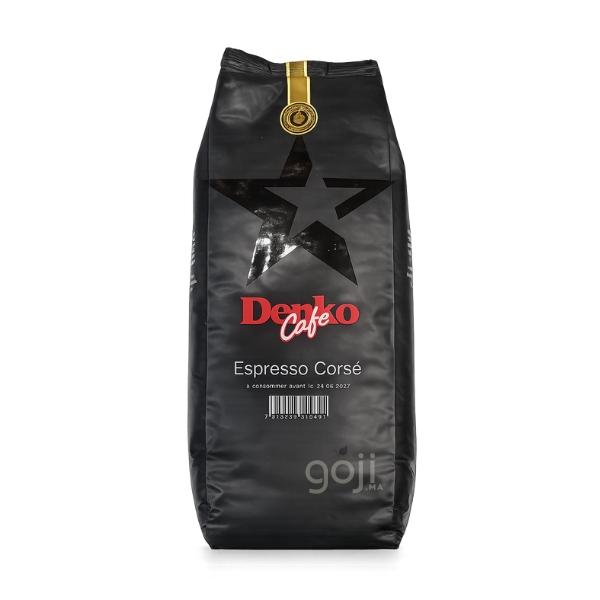 Café en grains espresso corsé, 1kg - DENKO CAFÉ