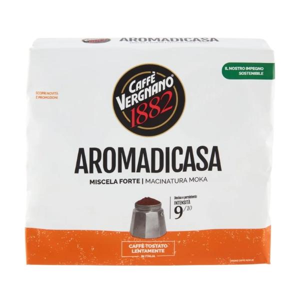 Café moulu fort intensité 9/10, 500g - VERGNANO