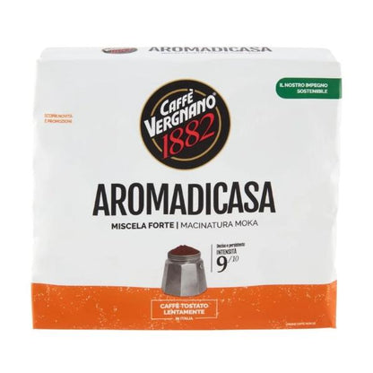 Café moulu fort intensité 9/10, 500g - VERGNANO