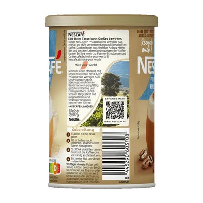 Cappuccino réduit en Sucre, 220g - NESCAFÉ