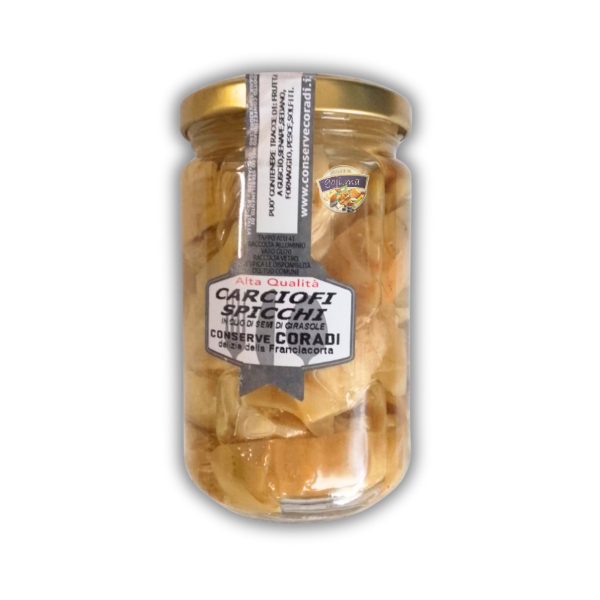 Artichauts à l'huile de tournesol, 280g - CONSERVE CORADI