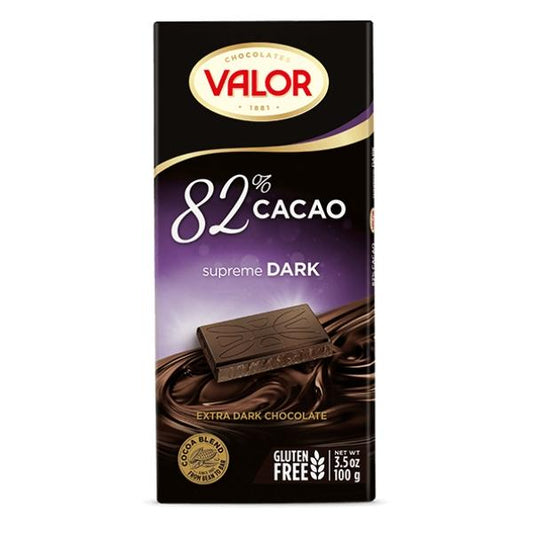 Chocolat noir à 82% de cacao - VALOR