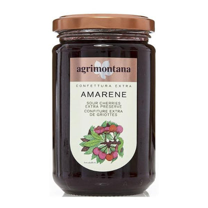 Confiture de cerises noires, 350g - AGRIMONTANA