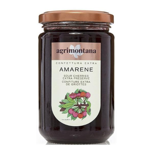 Confiture de cerises noires, 350g - AGRIMONTANA