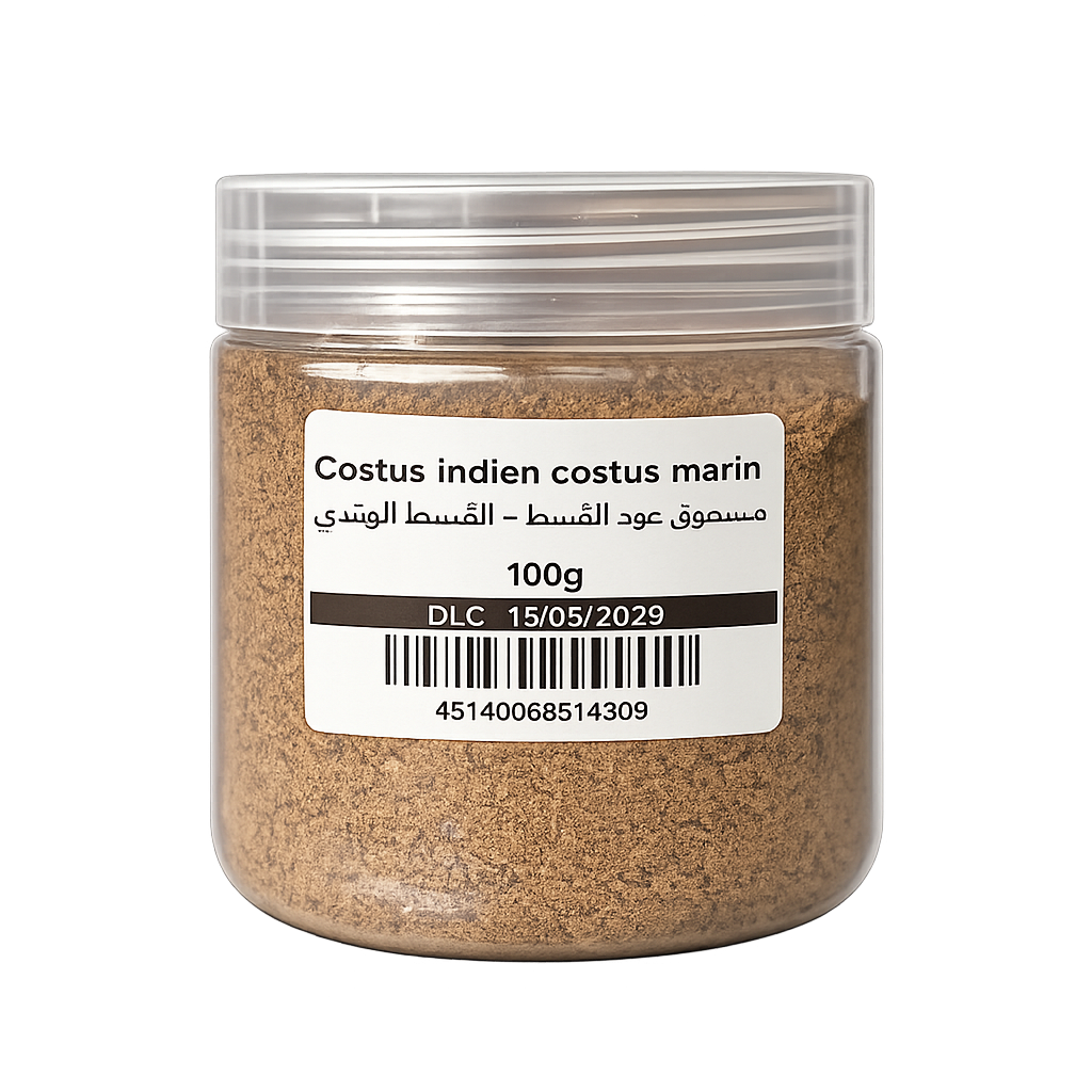Costus indien costus marin مسحوق عود القسط  -  القسط الهندي