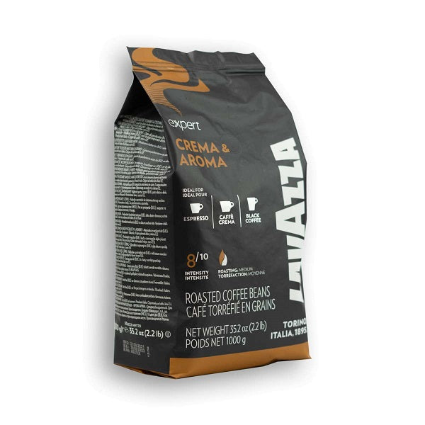 Café en grains Crème et Arôme Expert 1Kg  (8/10)– Lavazza Maroc vente en ligne epicerie Fine 