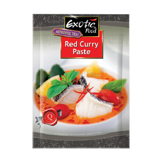 Pâte de Curry ROUGE, 50g - EXOTIC FOOD