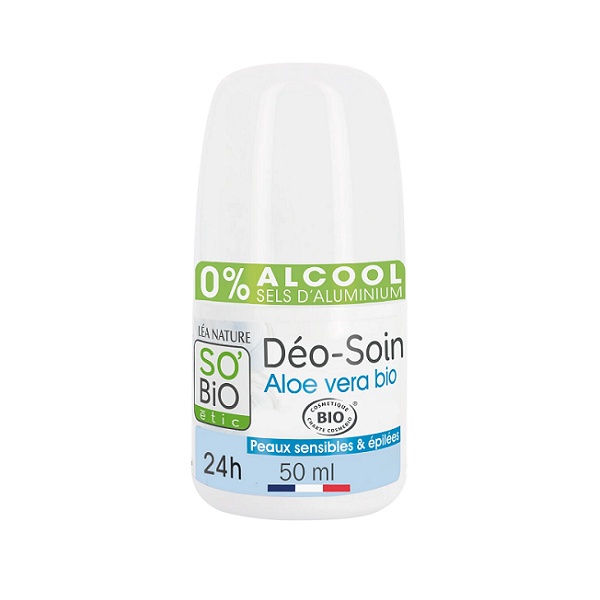 Déo-Soin Tolérance+ au jus d'Aloe Vera 50ml -  So' Bio ETIC