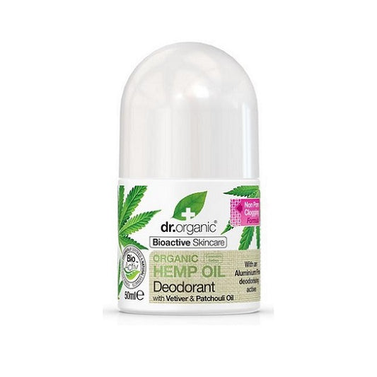 Déodorant BIO à l'huile de Chanvre 50ml - Dr. Organic