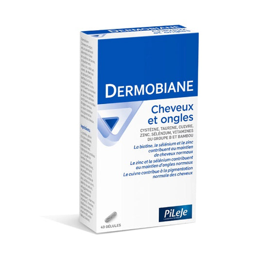 Dermobiane Cheveux & Ongles, 40 gélules - PILEJE Maroc vente en ligne epicerie Fine
