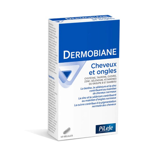 Dermobiane Cheveux & Ongles, 40 gélules - PILEJE