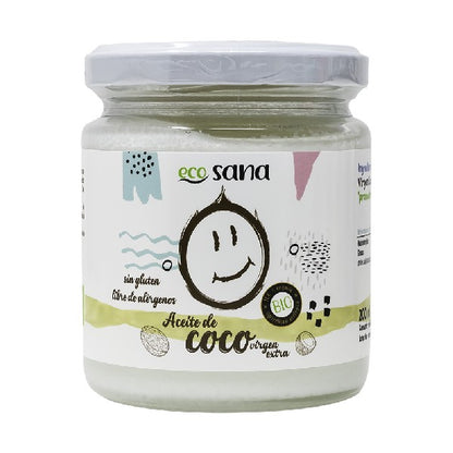 زيت جوز الهند البكر الممتاز، عضوي - ECOSANA