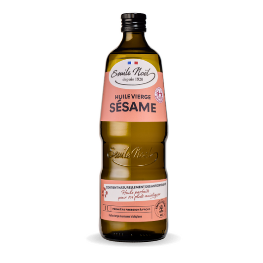 Huile de sésame vierge équitable, 500ml - Émile noël